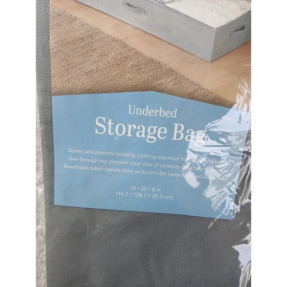 Whitmor Underbed STORAGE BAG 18x42x8